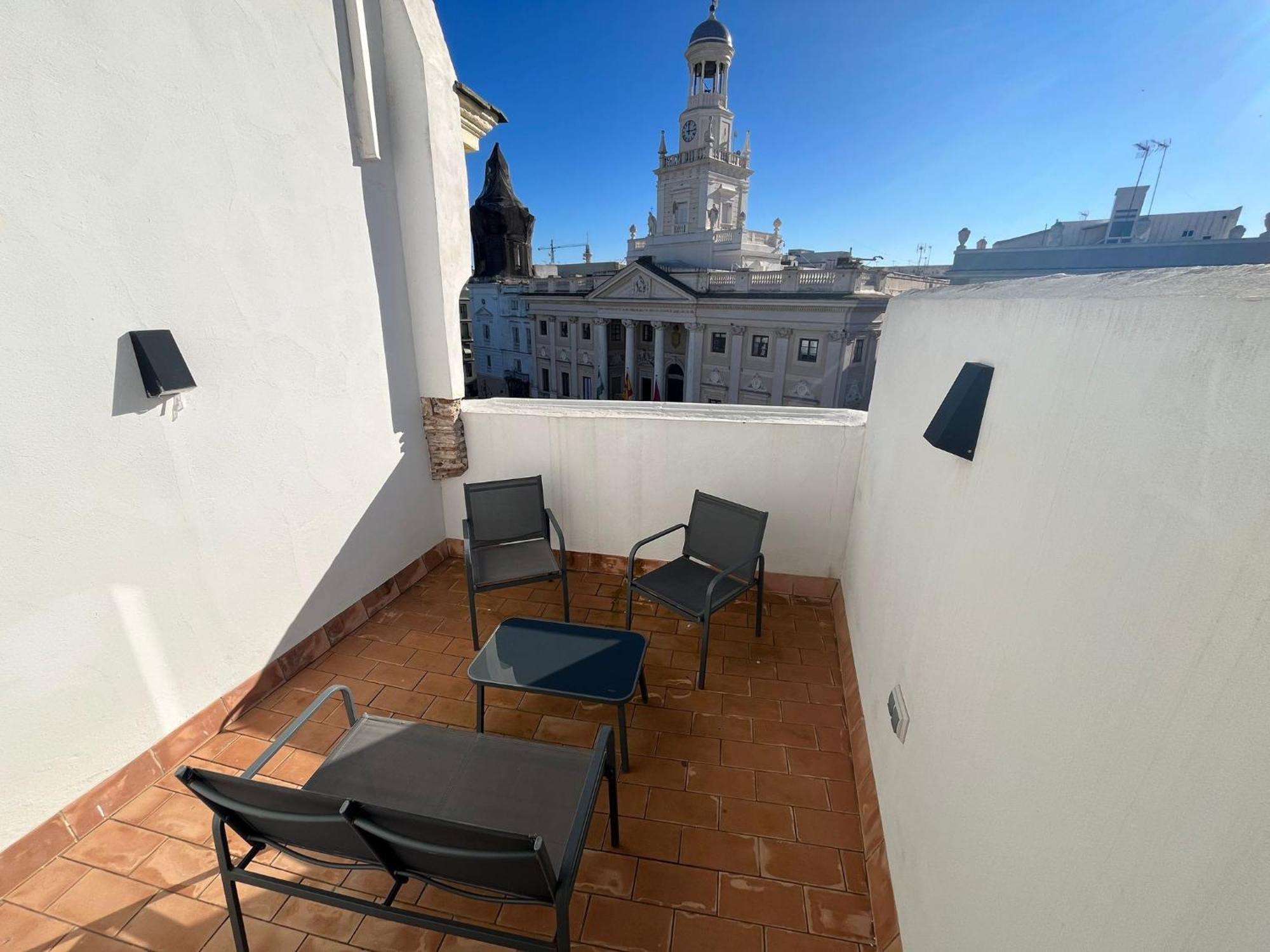 Penthouse La Plaza En Cadiz Centro Grupo Ac Gestion公寓 外观 照片