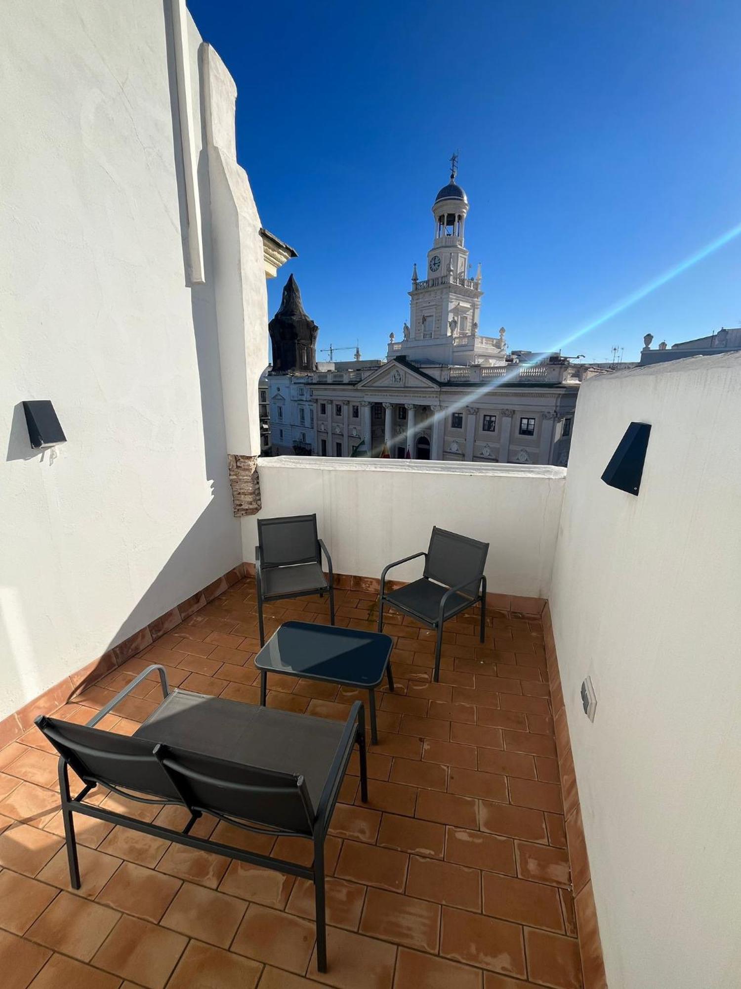 Penthouse La Plaza En Cadiz Centro Grupo Ac Gestion公寓 外观 照片